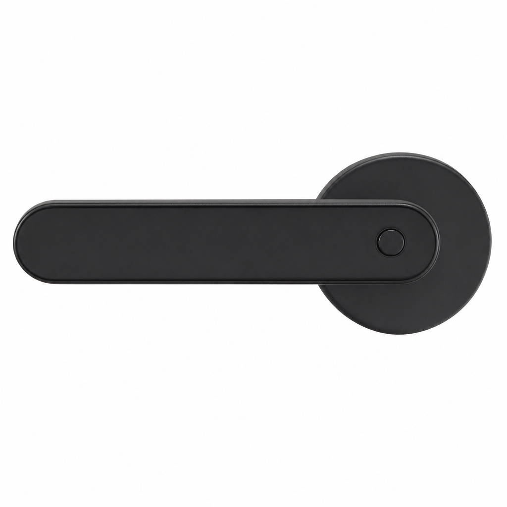 Cerradura inteligente de manija con rosette redonda E-Touch | N191A