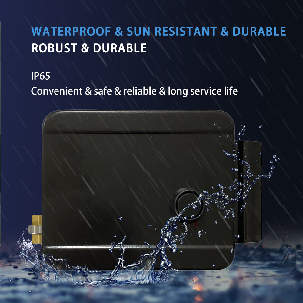 Cerradura inteligente IP65 para portón y exterior E-Shield | NX5-L
