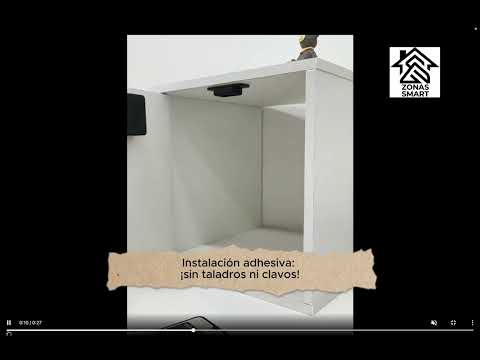 Cerradura invisible para cajones y gabinetes con tarjeta NFC E-Card | FS02