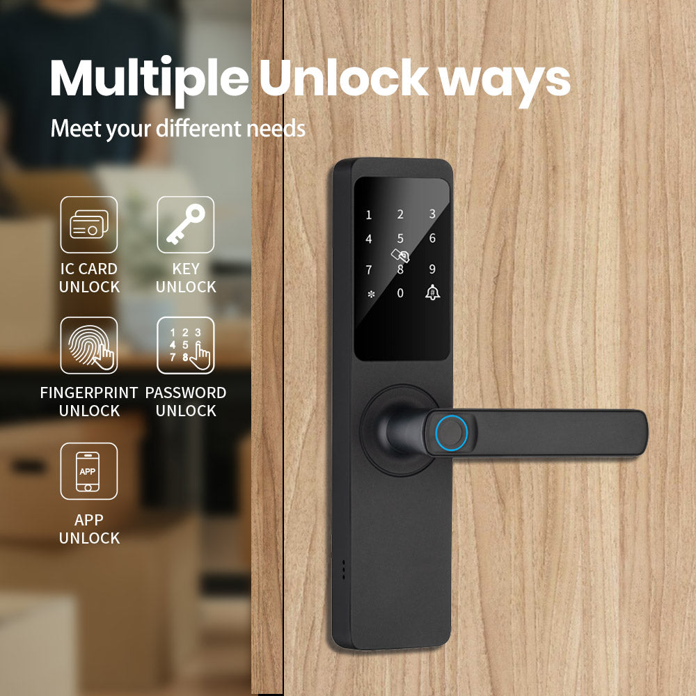 Cerradura inteligente de panel touch con apertura remota E-Flex | LPL015
